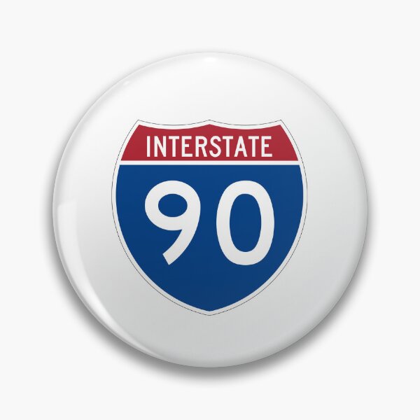 Artikelvorschau, Zeichen der Interstate I-90 entworfen und verkauft von nationalparkfan.