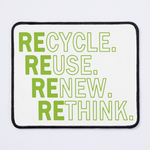 Item preview, Recycle reuse renew rethink  designed and sold by Mohamed BAKALI.