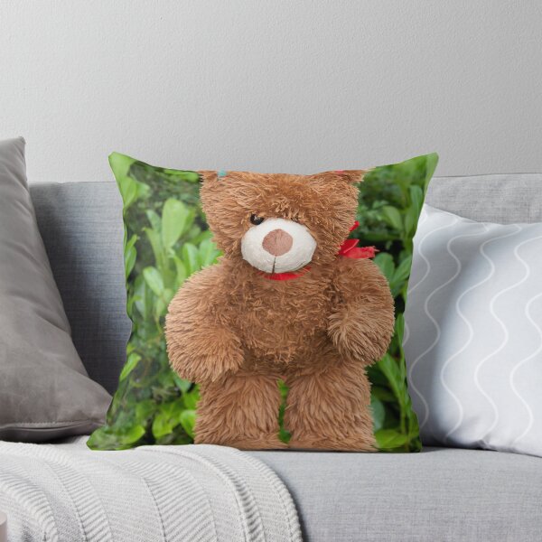 Item preview, toy brown teddy bear hanging on line designed and sold by morrbyte.