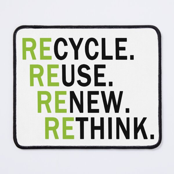 Item preview, Recycle reuse renew rethink  designed and sold by Mohamed BAKALI.