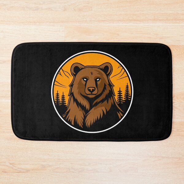 Item preview, Good Ol Bear Patch with Color Background - If you used to be a Bear, a Good Old Bear too, you'll find the bestseller critter patch design perfect.  designed and sold by SeaStories88.