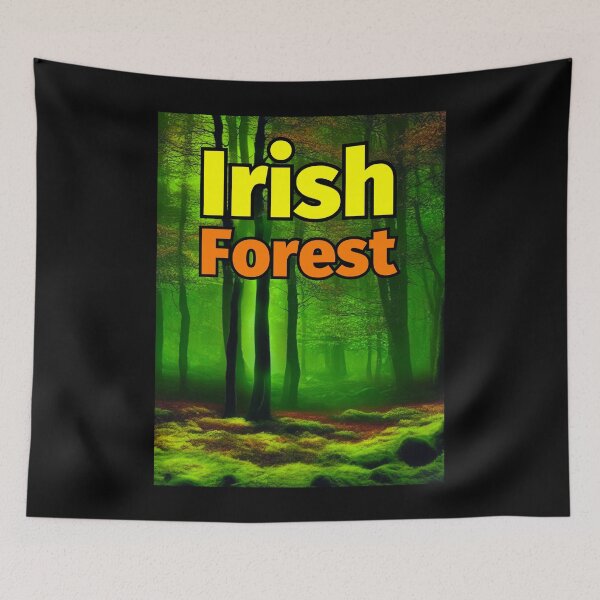 Item preview, Irish Forest Mystical Lighting Trees Green Orange Light designed and sold by IrishPOD.