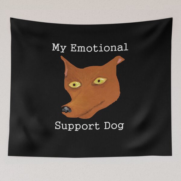 Item preview, Emotional Support Dog designed and sold by ArtistsQuest.