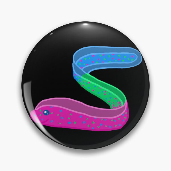 Item preview, Polay Eel (moray eel x polysexual flag) designed and sold by Drii13.