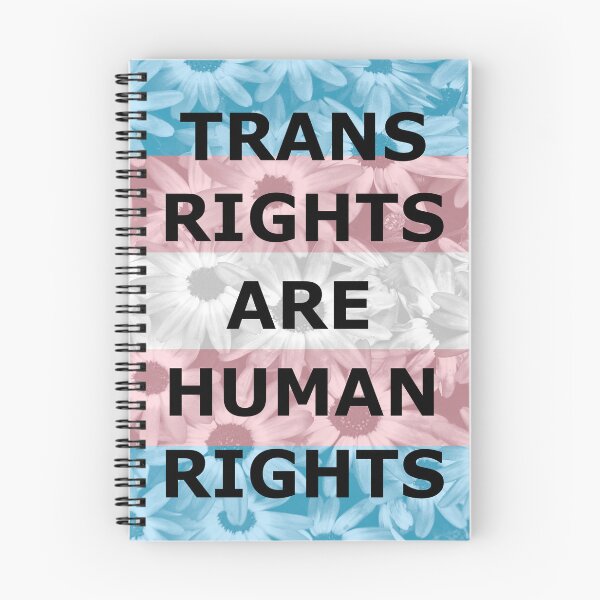 Item preview, Trans Rights Are Human Rights (flowers) designed and sold by Phantasm-NW.
