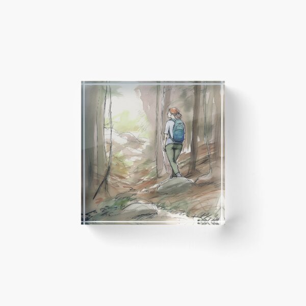 Item preview, Hiker's Haven of Tranquility designed and sold by MindfulMoods.