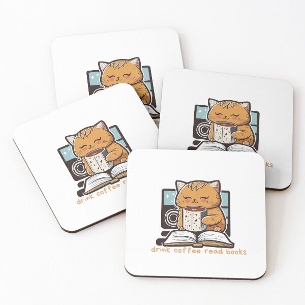 Item preview, drink coffee read books dismantle systems of oppression cat designed and sold by printiesart.