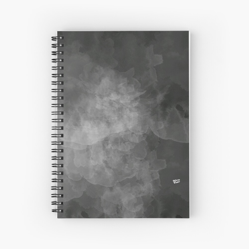 Gray Concrete #grey #minimal #design #kirovair #decor #buyart Spiral Notebook