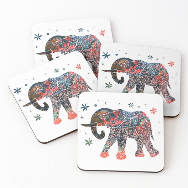 Item preview, Watercolor Mama Elephant designed and sold by heartsake.