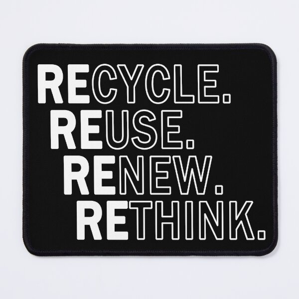Item preview, Recycle reuse renew rethink  designed and sold by Mohamed BAKALI.