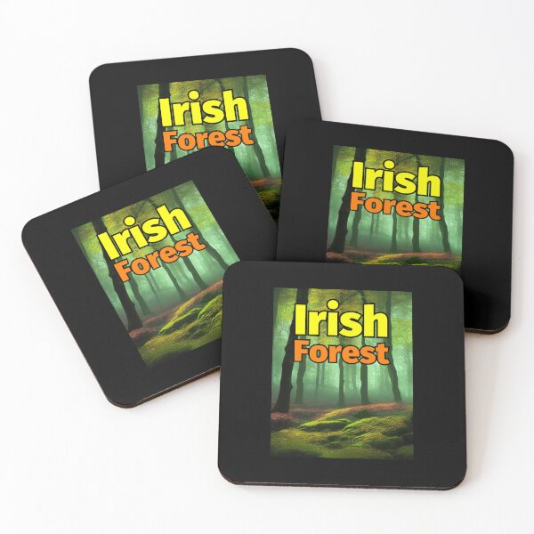 Item preview, Irish Forest Mystical Lighting Trees Green Yellow Light designed and sold by IrishPOD.