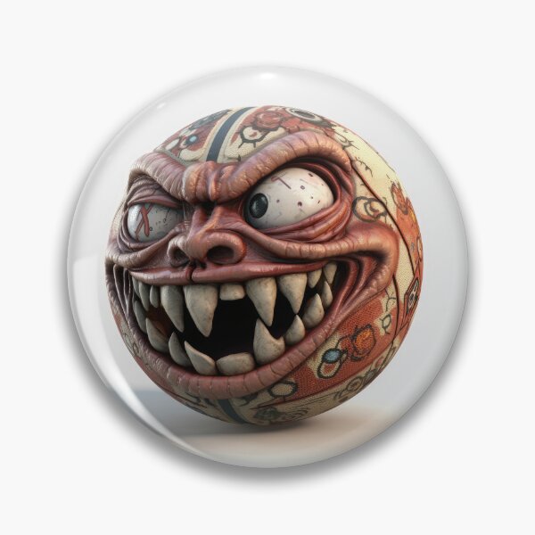 Item preview, Basketball Face, Crazy Madball, Funny Ball designed and sold by DeRosa3DDesigns.