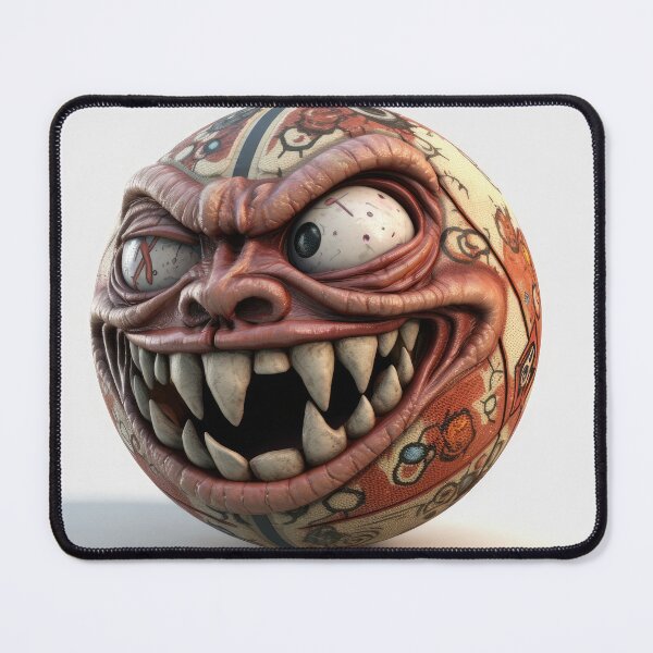Item preview, Basketball Face, Crazy Madball, Funny Ball designed and sold by DeRosa3DDesigns.