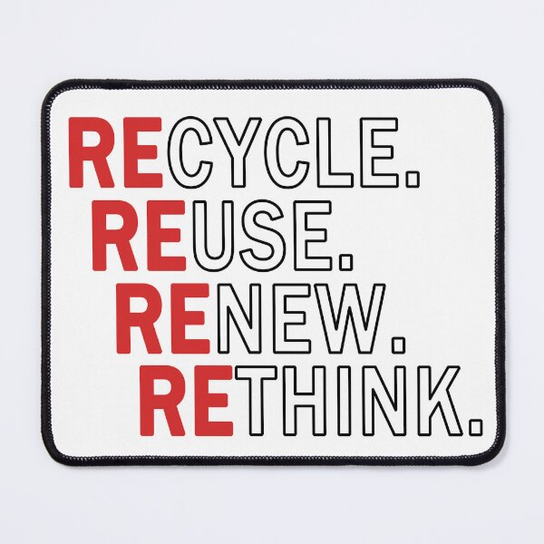 Item preview, Recycle reuse renew rethink  designed and sold by Mohamed BAKALI.