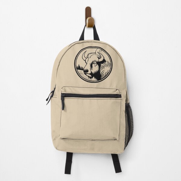 Item preview, Good Ol Buffalo Patch with Black Outline - If you used to be a Buffalo, a Good Old Buffalo too, you'll find the bestseller critter patch design perfect.  designed and sold by SeaStories88.