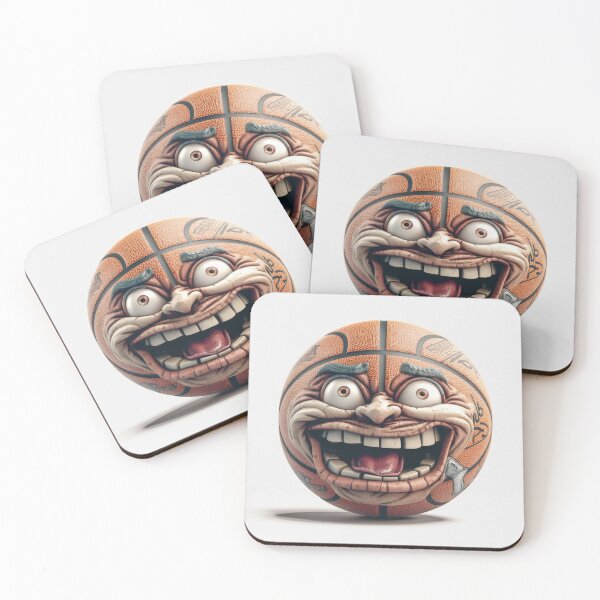 Item preview, Basketball Face, Crazy Madball, Funny Ball designed and sold by DeRosa3DDesigns.