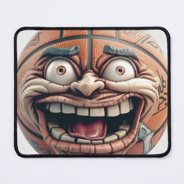 Item preview, Basketball Face, Crazy Madball, Funny Ball designed and sold by DeRosa3DDesigns.
