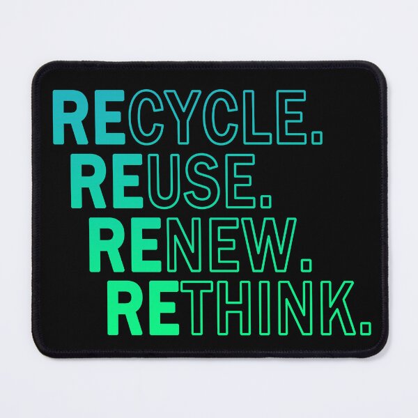 Item preview, Recycle reuse renew rethink  designed and sold by Mohamed BAKALI.