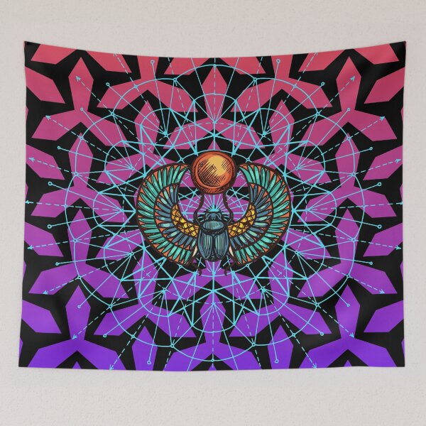 Item preview, Geometric Winged Scarab designed and sold by Rumrabbit82.