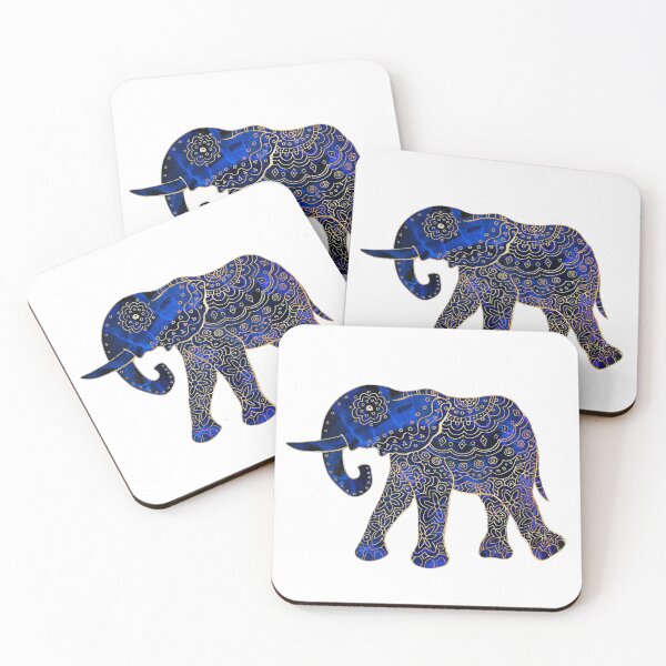 Item preview, Blue Watercolor Mama Elephant designed and sold by heartsake.