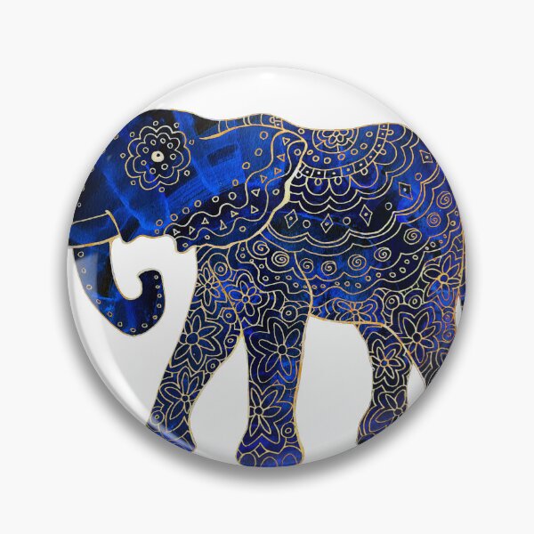 Item preview, Blue Watercolor Mama Elephant designed and sold by heartsake.