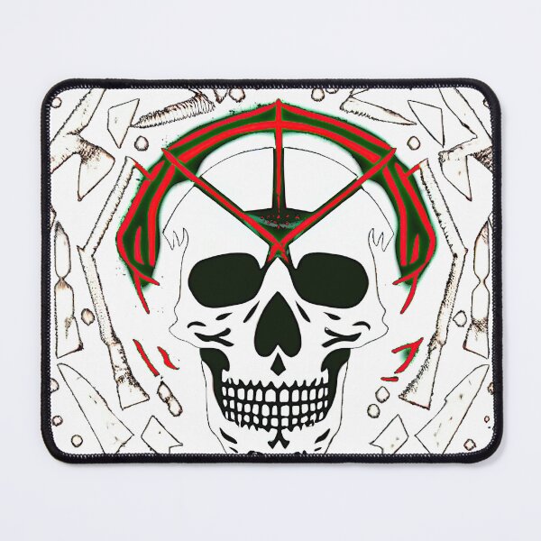 Item preview, skull with red crown designed and sold by adiel14.