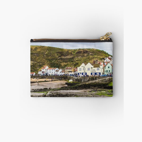 Item preview, Staithes Harbour at low tide designed and sold by grumpykeith.
