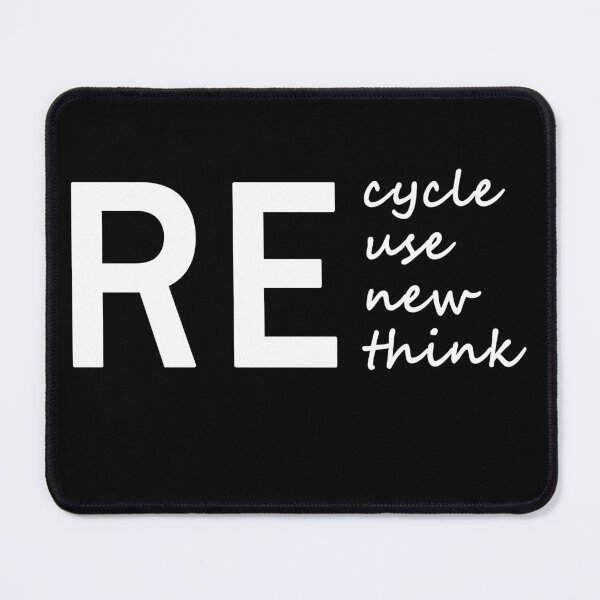 Item preview, Recycle reuse renew rethink  designed and sold by Mohamed BAKALI.