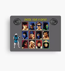 Mortal Kombat 2 – Choose Raiden Canvas Print