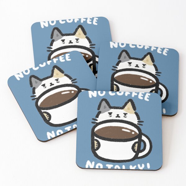 Item preview, CorpoCat No Talky No Coffee Corporate Cat Meme Funny Work Grumpy designed and sold by stringbbeans.