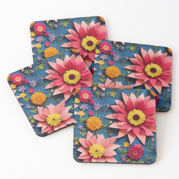 Item preview, Summer Flowers CraftPaper 2 designed and sold by PinetumDesigns.