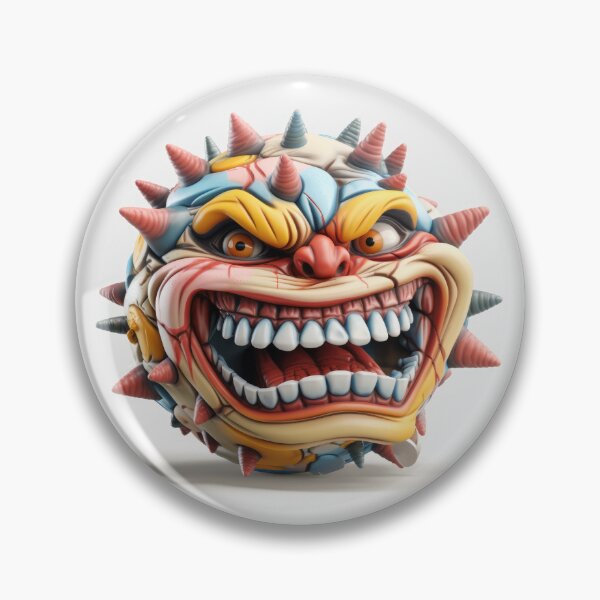 Item preview, Crazy Face Ball, Scary Madball, Nightmare Ball designed and sold by DeRosa3DDesigns.