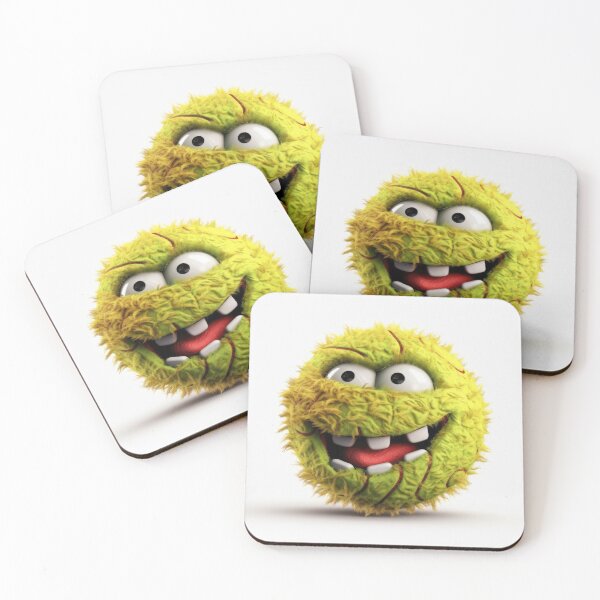 Item preview, Crazy Tennis Face, Crazy Madball, Funny Tennis Ball designed and sold by DeRosa3DDesigns.