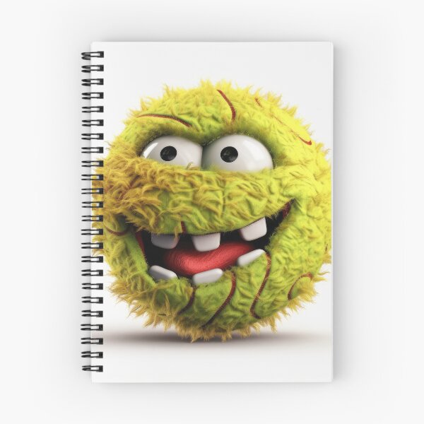 Item preview, Crazy Tennis Face, Crazy Madball, Funny Tennis Ball designed and sold by DeRosa3DDesigns.
