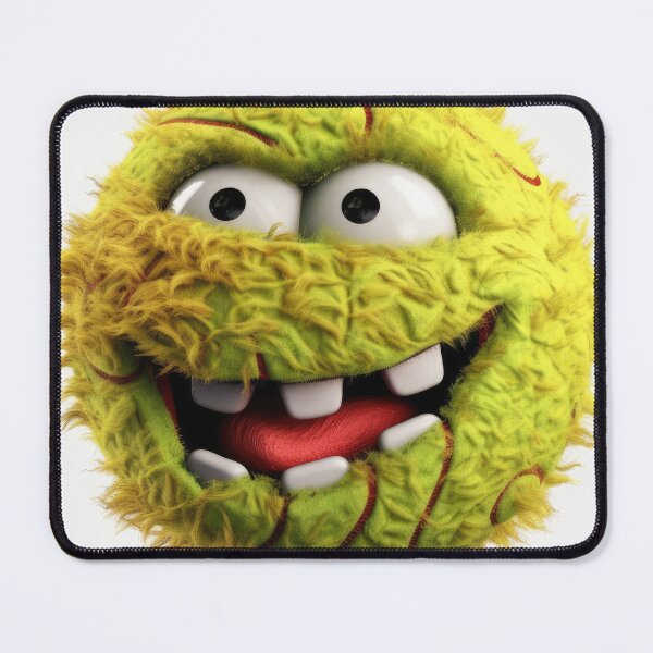 Item preview, Crazy Tennis Face, Crazy Madball, Funny Tennis Ball designed and sold by DeRosa3DDesigns.