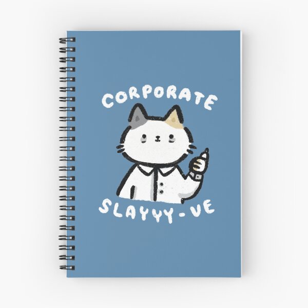 Item preview, CorpoCat Corporate Slay-ve Slay Corporate Cat Meme Funny Work Grumpy designed and sold by stringbbeans.