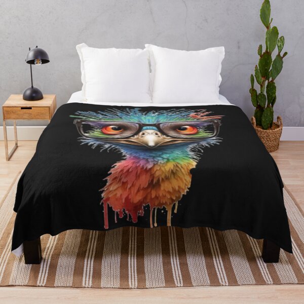 Item preview, FUNNY OSTRICH STREET ART GRAFFITI designed and sold by CRAZY&ART.