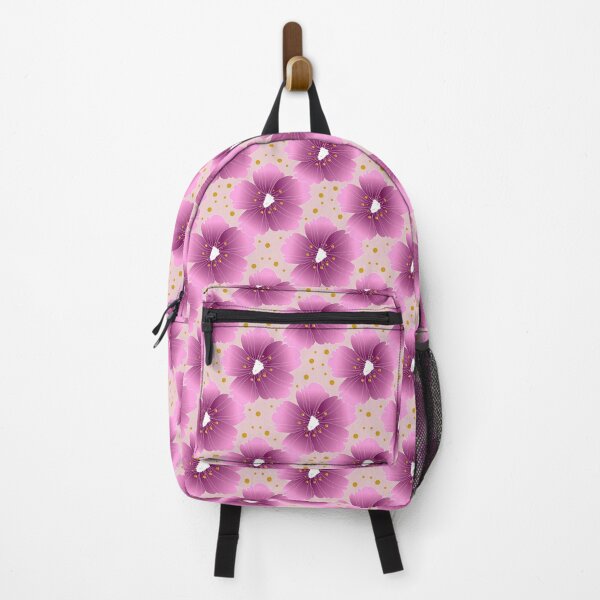 Item preview, Pink Flowers with Gold Glitter Seamless Pattern designed and sold by Cedarrue.