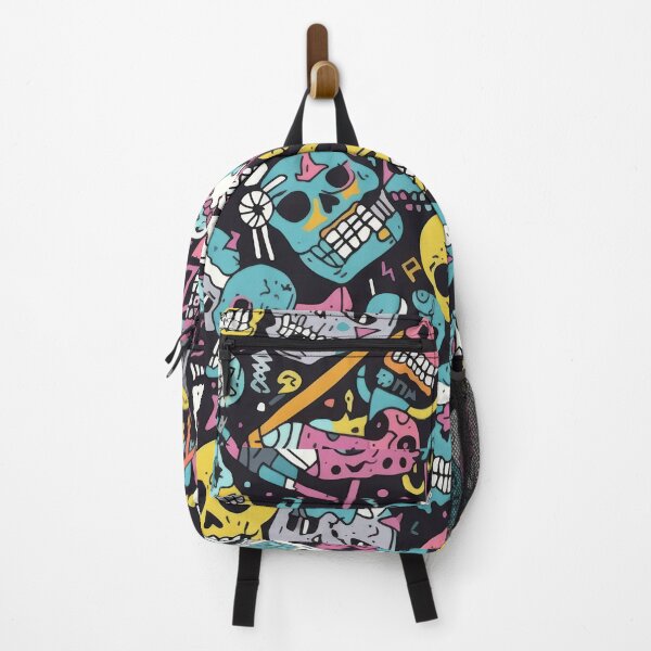 Item preview, Skull Graffiti Doodle Pattern designed and sold by Studio-g.