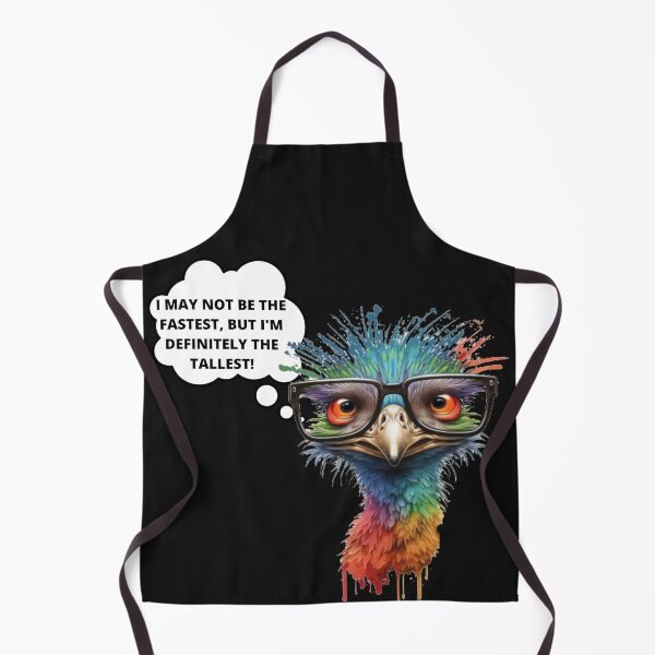 Item preview, FUNNY OSTRICH STREET ART GRAFFITI, not fastest but tallest designed and sold by CRAZY&ART.