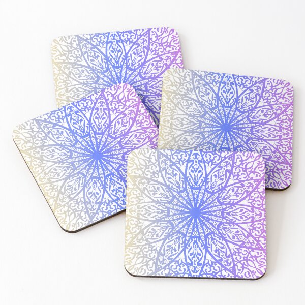 Item preview, Abstract Kaleidoscope in Yellow Blue and Pink designed and sold by calibrit.