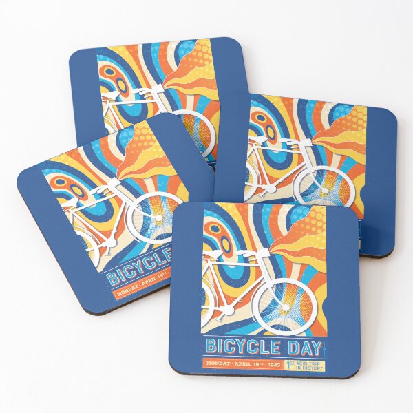 Item preview, BICYCLE DAY - 1st Acid Trip in History designed and sold by Carbon13Design.