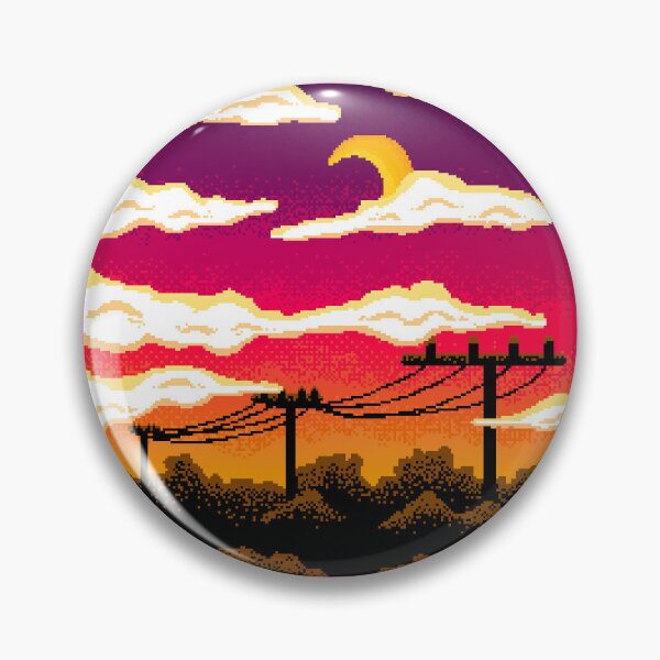 Item preview, Telephone Pole Sunset designed and sold by SpaceDiver-001.