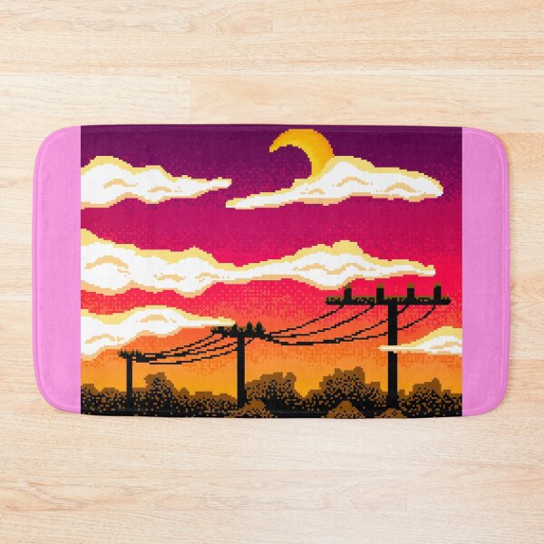 Item preview, Telephone Pole Sunset designed and sold by SpaceDiver-001.