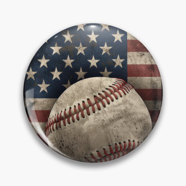 Item preview, Patriotic Baseball American T-Shirt designed and sold by DeRosa3DDesigns.