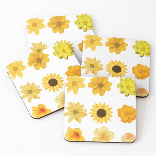 Item preview, Pack of Yellow Cosmos Flowers  designed and sold by ArtShotss.