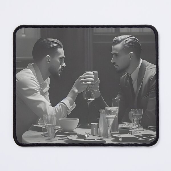 Item preview, First Date MxM 40s Black & White Art designed and sold by MudbloodStore.