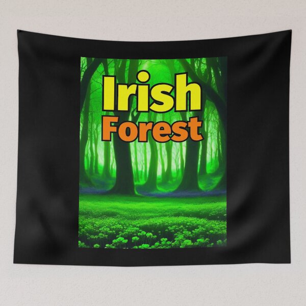 Item preview, Irish Forest Mystical Lighting Trees Green designed and sold by IrishPOD.
