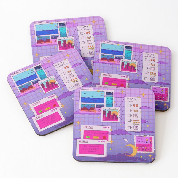 Item preview, Vaporwave Desktop  designed and sold by SpaceDiver-001.