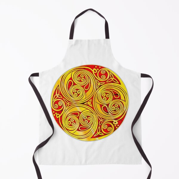 Item preview, Gold triskelle design 2 red fill textured variant designed and sold by Donkjonk.